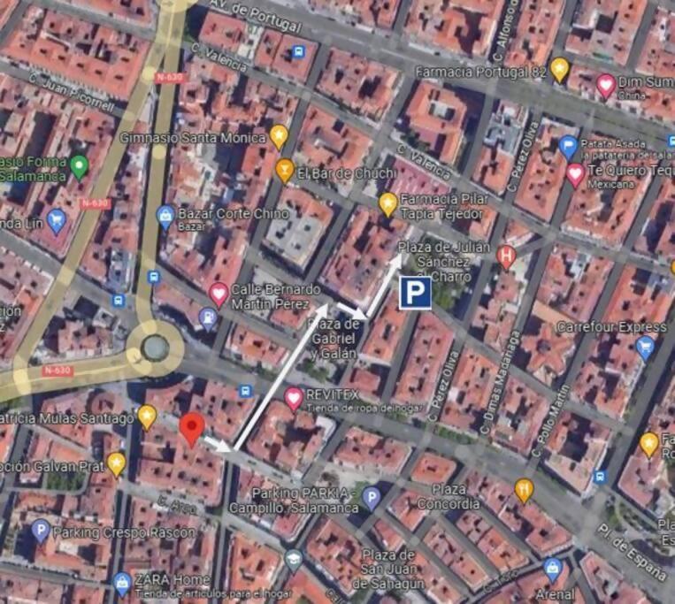 Apartmán El Balcon De Jauregui Centro Salamanka Exteriér fotografie